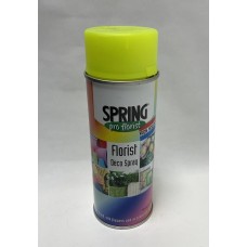 Краска-спрей Spring для цветов флуоресцентная 400мл, 126 Fluor Yellow, жёлтая
