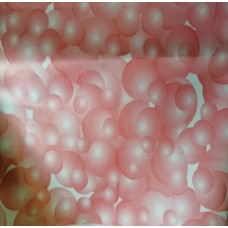 Плёнка "Корея" 3D пузыри, 60см, 300гр, 50мкм (W.red/Белый)
