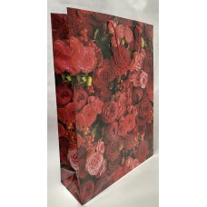 Пакет подарочный Цветы розы, 43x62x15см